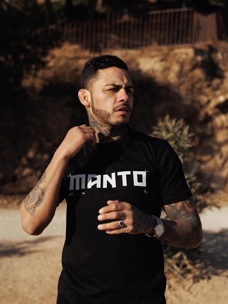 MANTO ULTRA tshirt- black